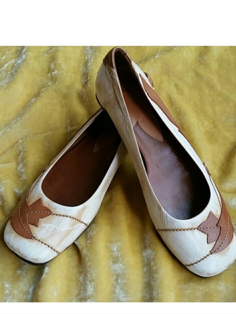 Rush leather flats size 6